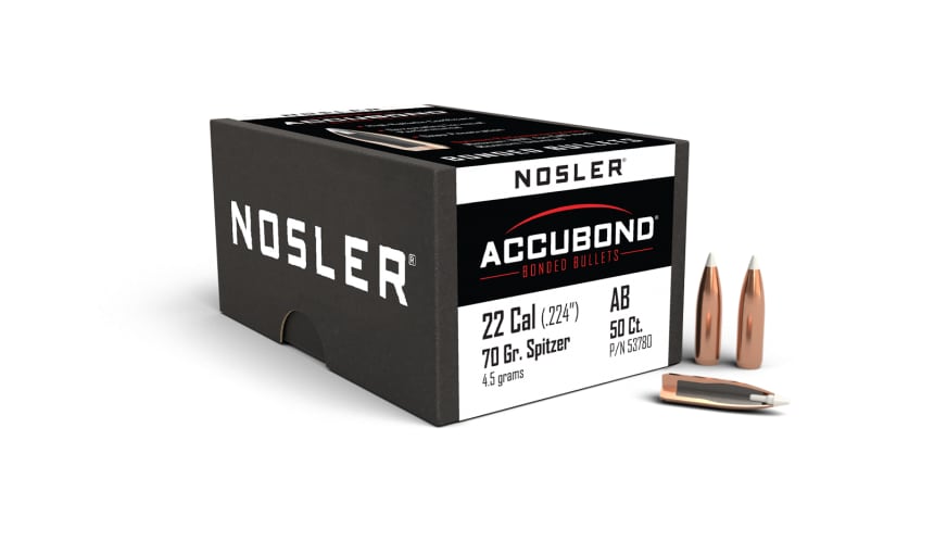 Nosler Accubond Kuler 22 70gr SP