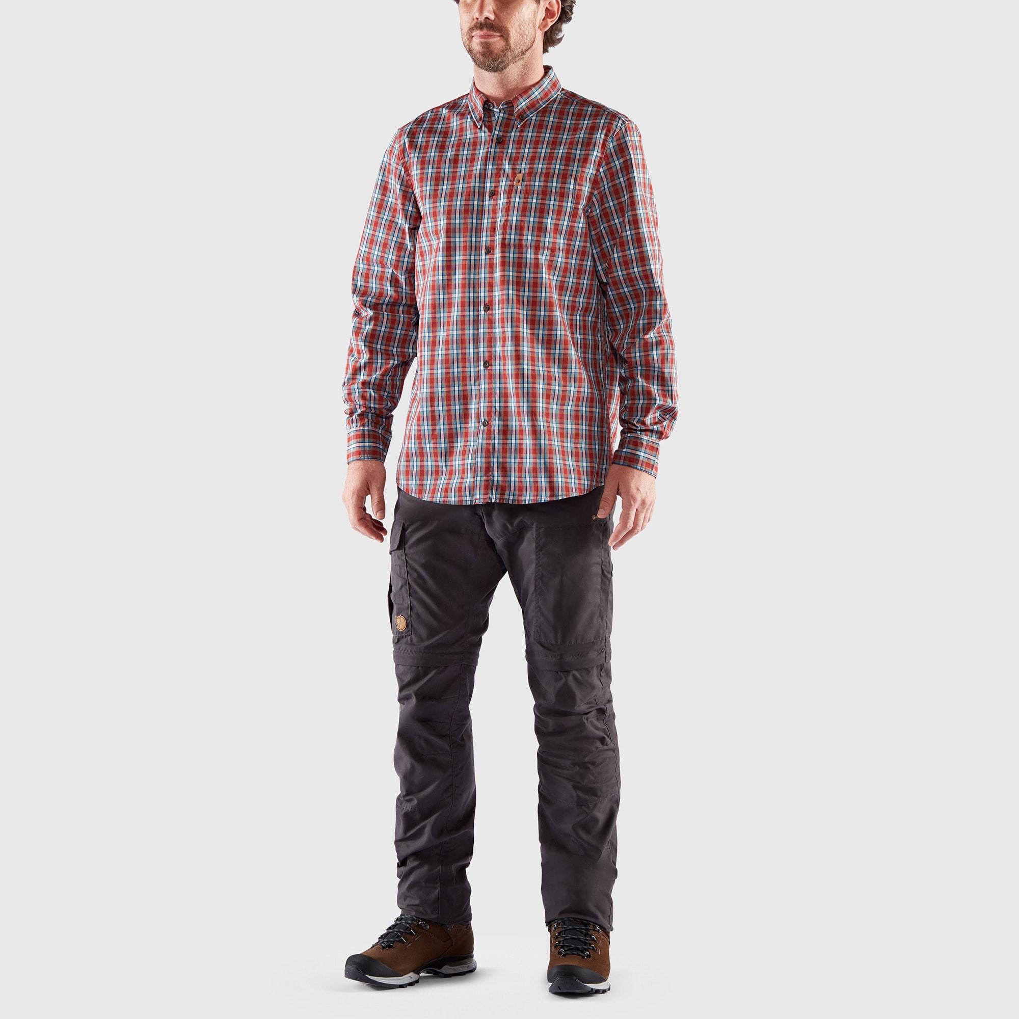 Fjällräven Övik Shirt LS M Deep Red