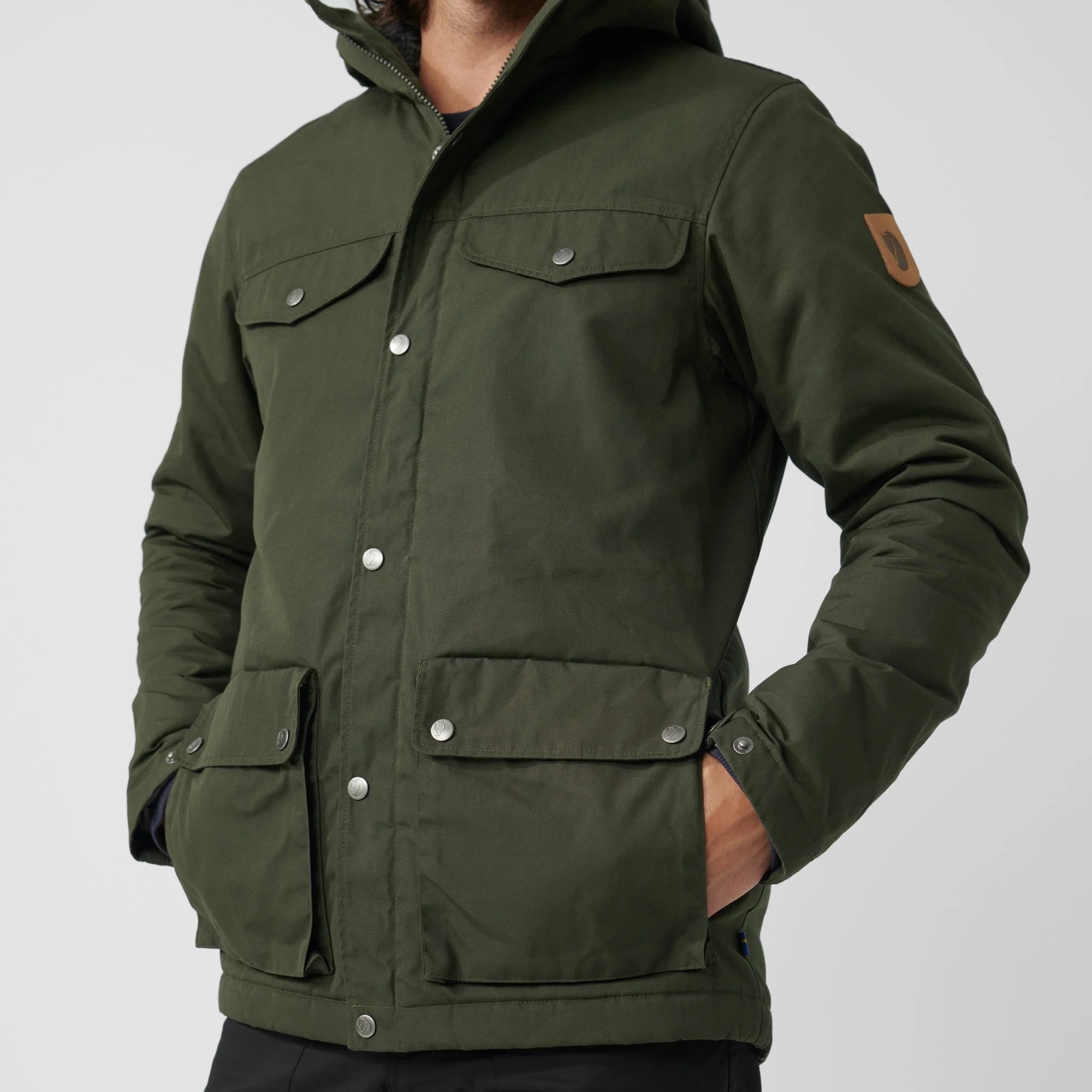 Greenland winter 2024 jacket deep forest