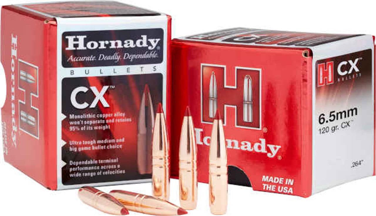 Hornady CX Bullets 6.5mm .264 120 gr. CX*