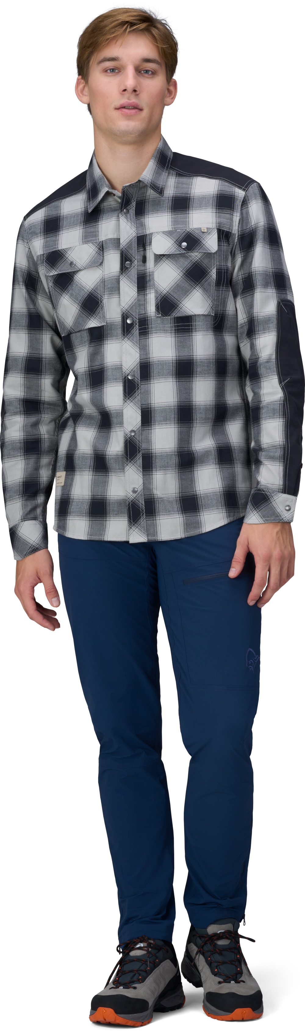 Norrøna femund flannel Shirt (M) Drizzle