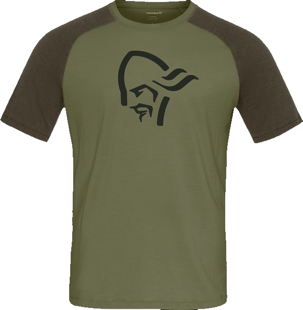 Norrøna Femund pureUll T-shirt (M) Loden Green