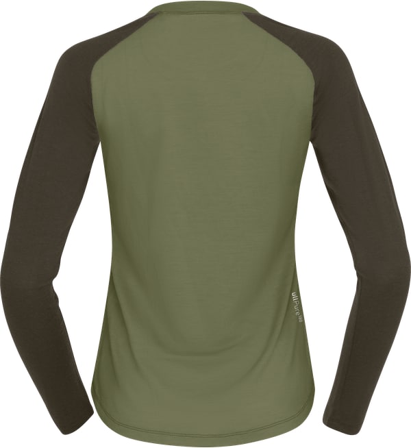 Norrøna Femund pureUll Long sleeve (W) Loden Green