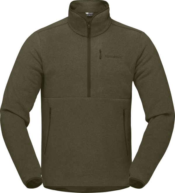 Norrøna Femund warm2 halfzip Unisex Olive Night