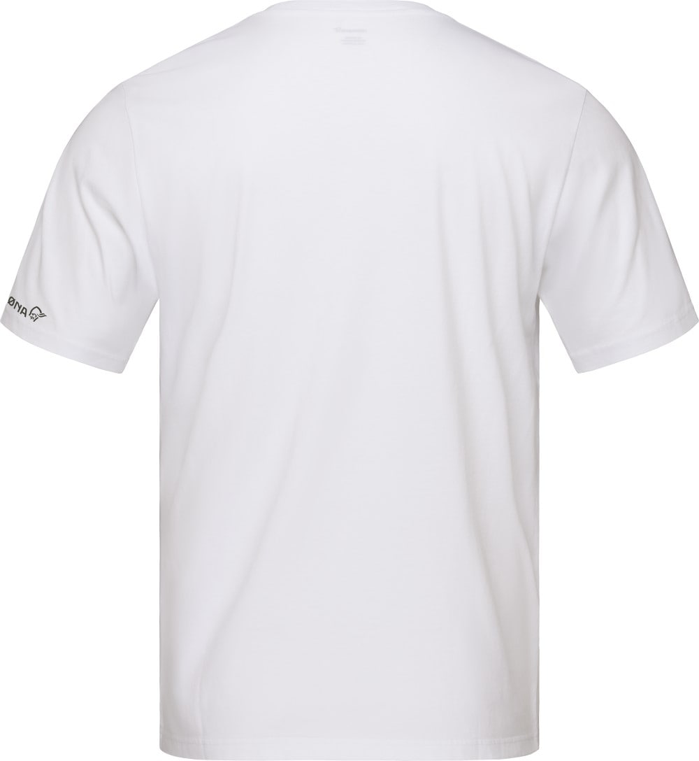 Norrøna /29 cotton Activity Embroidery T-Shirt (M) Pure White