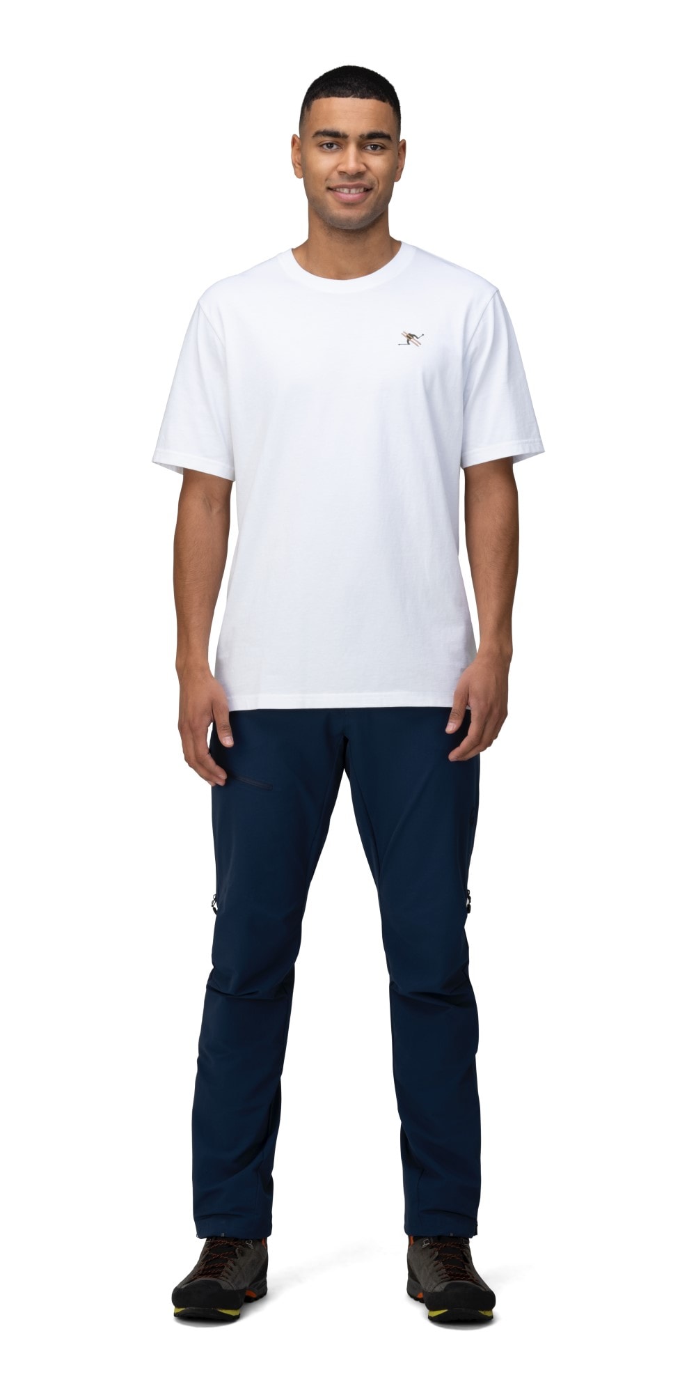 Norrøna /29 cotton Activity Embroidery T-Shirt (M) Pure White