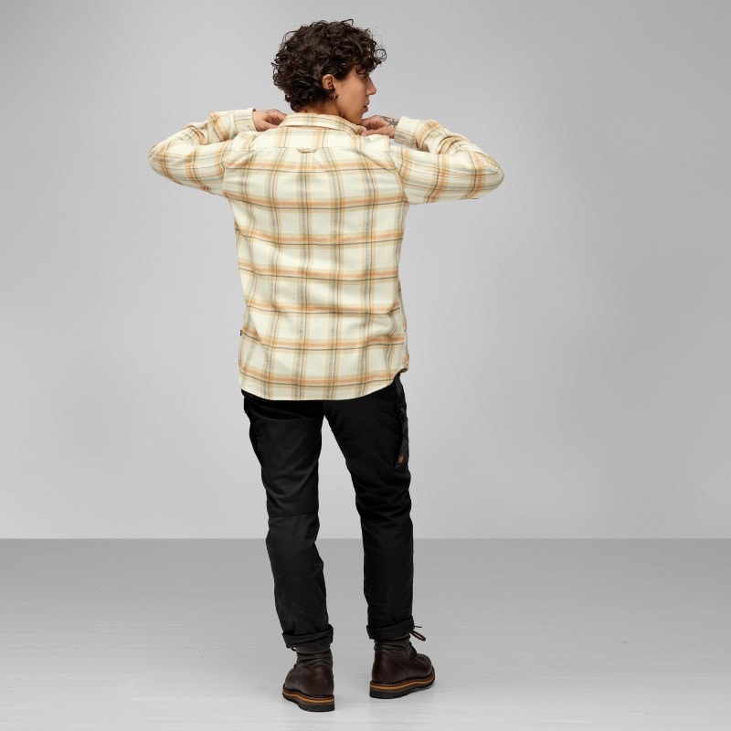 Fjällräven Övik Heavy Flannel Shirt W Fog-Chalk White