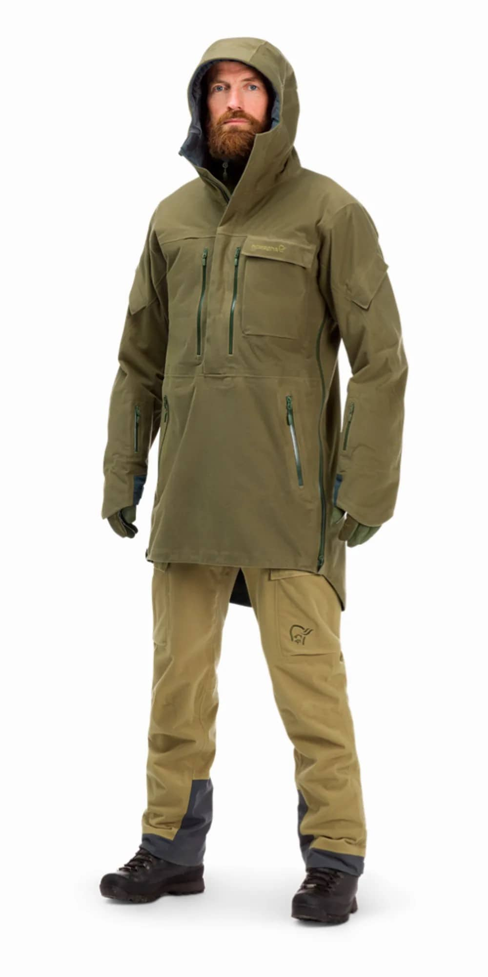 Norrøna Kvinnherad Gore-Tex Jaktdress Olive Drab