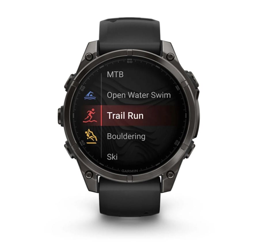 Garmin Fenix 8 47mm Amoled Sapphire Karbongrå