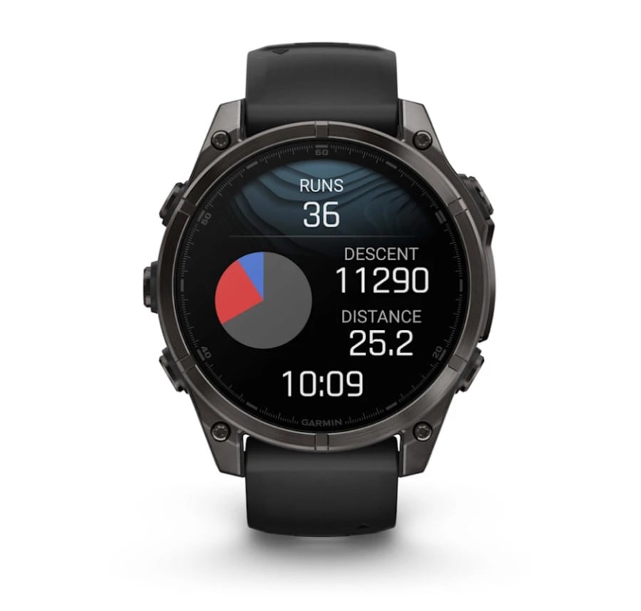 Garmin Fenix 8 47mm Amoled Sapphire Karbongrå