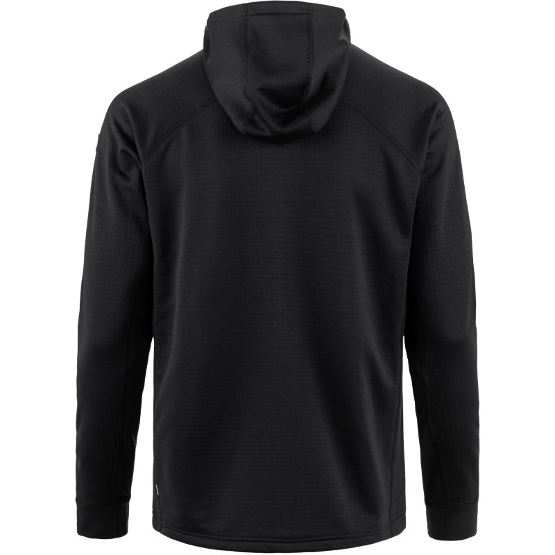 Fjällräven Abisko Grid Fleece Hoodie M Black