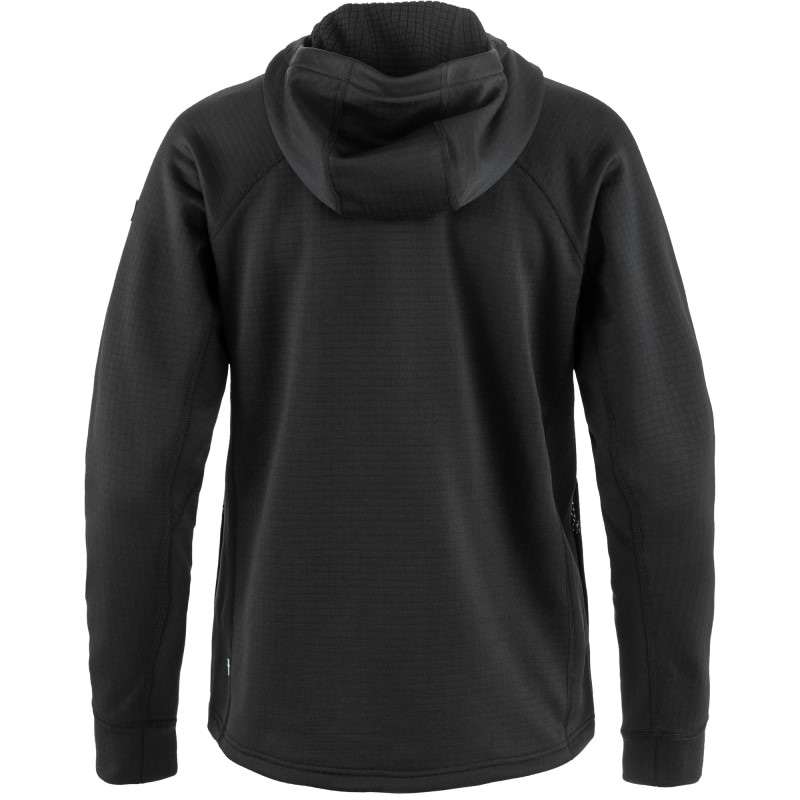 Fjällräven Abisko Grid Fleece Hoodie W Black