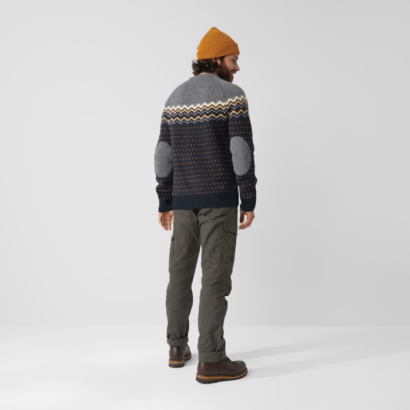 Fjällräven Övik Knit Sweater Laurel Green-Deep Forest