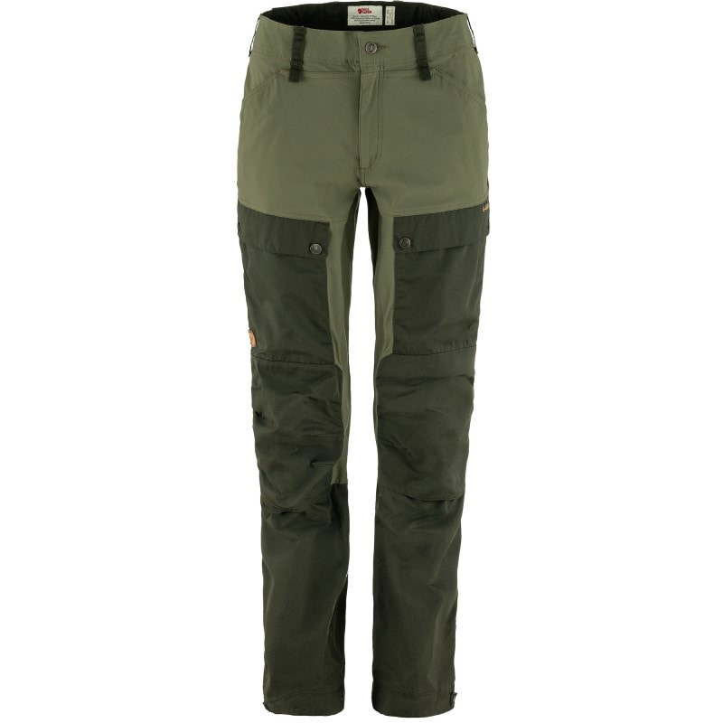 Fjällräven Keb Trousers Curved W Regular Deep Forest - Laurel Green