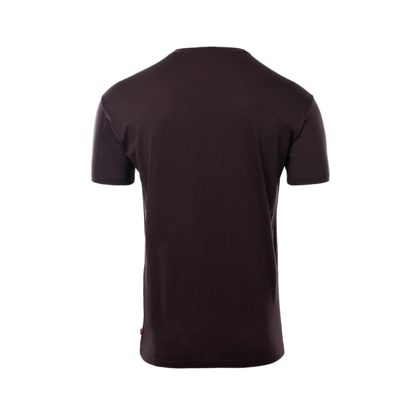 Aclima LightWool 180 classic tee M's Chocolate Plum