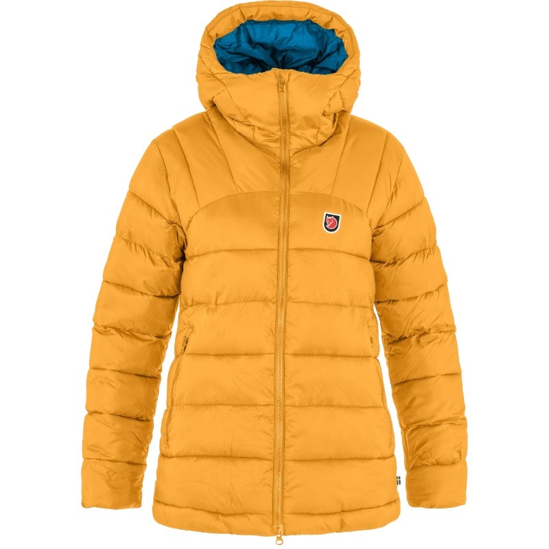 Fjällräven Expedition Mid Winter Jacket W Mustard Yellow - UN Blue