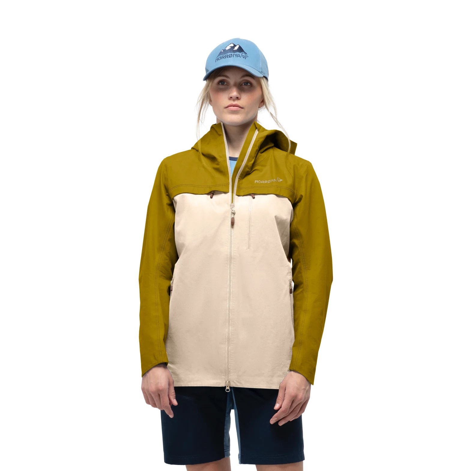 Norrøna svalbard cotton Jacket (W) Golden Palm/Ecru Utgått