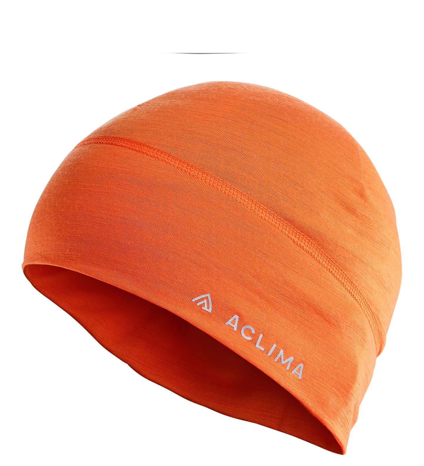 Aclima Lightwool Beanie Orange Tiger Onesize