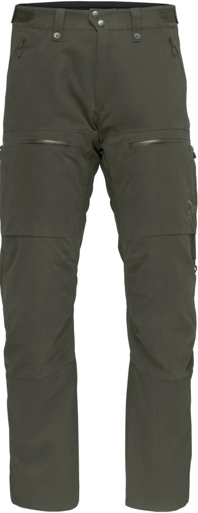 Norrøna lyngen Cotton Pants (M) Olive Night Utgått