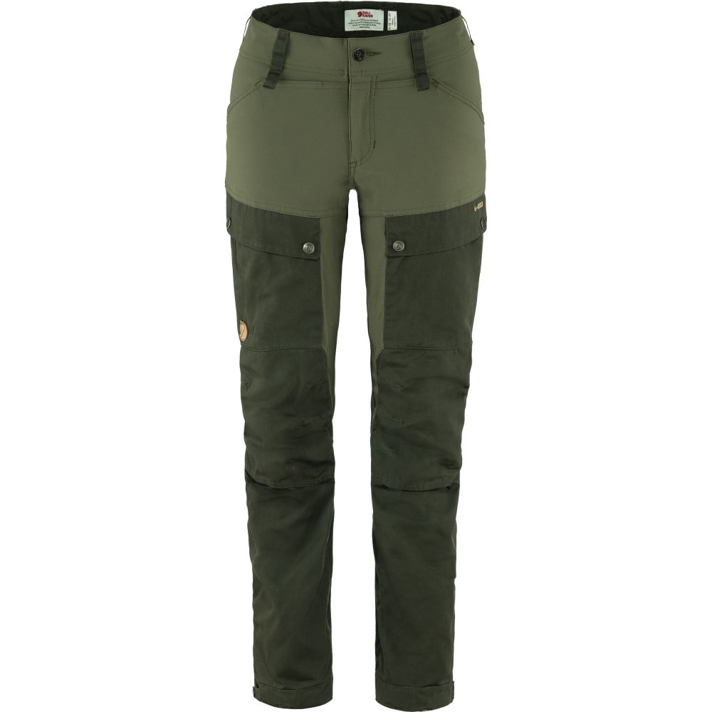 Fjällräven Keb Trousers W Short Deep Forest - Laurel Green